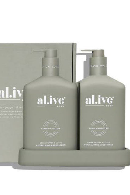 Wash & Lotion Duo - Green Pepper & Lotus