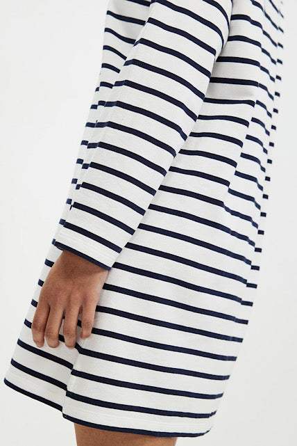Bateau Long Sleeve Tee Dress