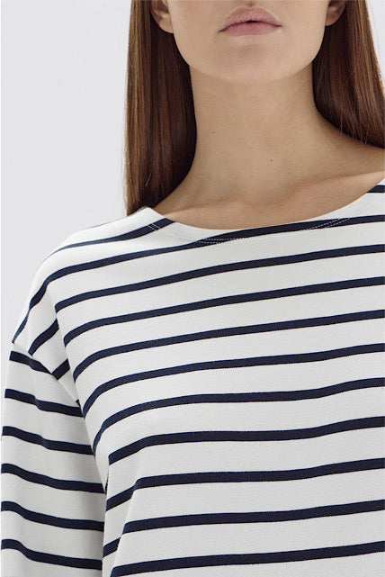 Bateau Long Sleeve Tee Dress