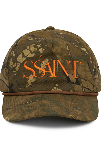 SSAINT Camo Five Panel Cap