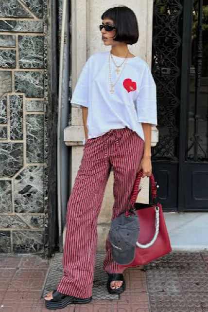 SSAINT Heart Tee - Red