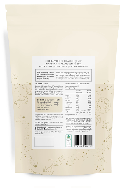 Before Bedtime Dreamy Hot Chocolate- White Chocolate