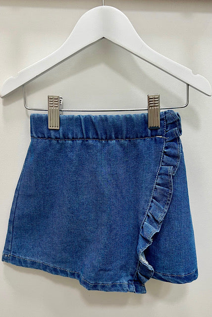 Poppi Skirt (Dark Wash)