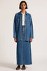 Organic Denim Maxi Skirt