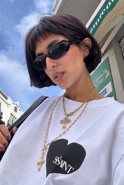 SSAINT Heart Tee - Black