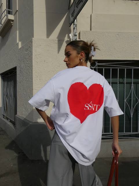 SSAINT Heart Tee - Red