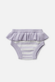 Knit Bloomer - Lavender Stripe