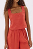 Georgina Linen Top
