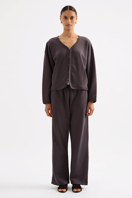Lounge Fleece Cardigan