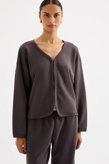 Lounge Fleece Cardigan