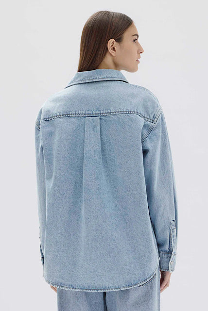 Rylee Oversized Denim Shirt