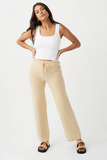Sierra Organic Knit Pants - Oat