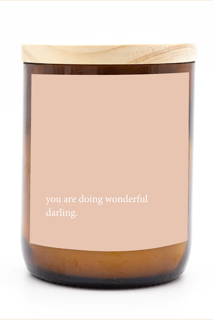 You are doing wonderful candle