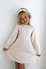 Long Sleeve Dress - Biscotti Fleck