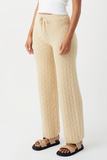 Sierra Organic Knit Pants - Oat
