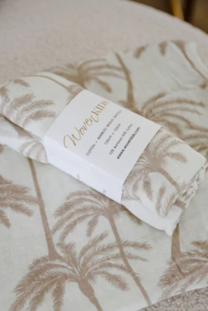 Cotton Bamboo Swaddle - Palm Springs