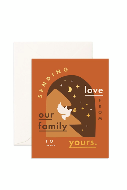 Sending Love Greeting Card