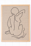Linen Artwork Figure B