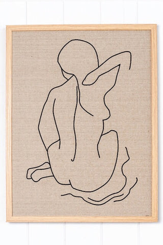 Linen Artwork Figure A