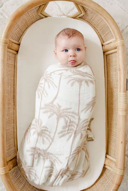 Cotton/Bamboo Swaddle - Palm Springs