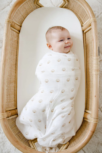 Cotton/Bamboo Swaddle - Nude Shell